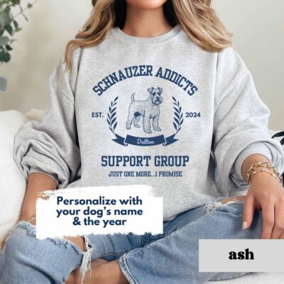 Schnauzer Support Group Club Custom Sweatshirt