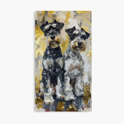 Schnauzer Graphic Illustration Poster