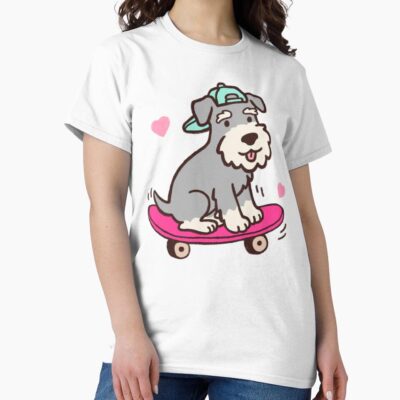 Schnauzer Modern Illustration T-shirt