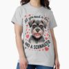 ssrcoclassic teewomens 02heather greyfrontproduct squarex1000 11 - Schnauzer Gifts Shop