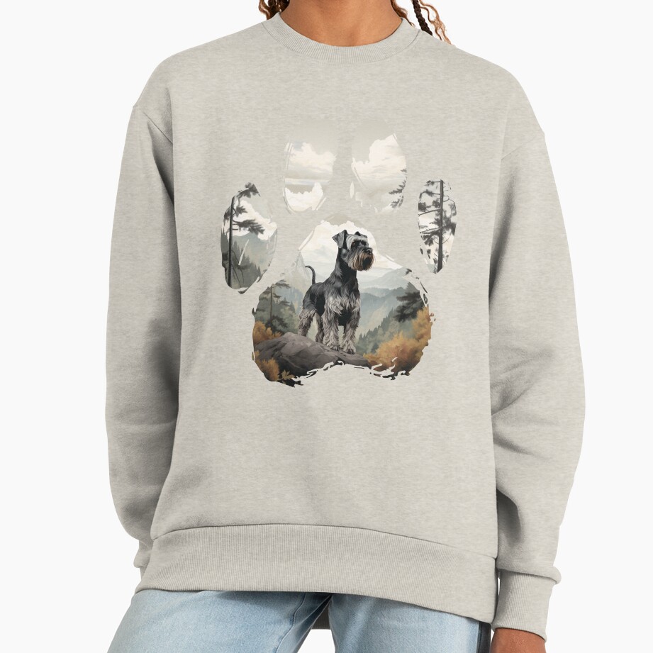 ssrcooversized_sweatshirtwomens_01oatmeal_heatherfrontsquare_productx1000-6 ssrcooversized sweatshirtwomens 01oatmeal heatherfrontsquare productx1000 6 - Schnauzer Gifts Shop