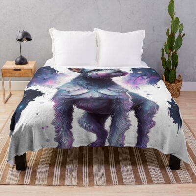 Schnauzer Signature Artwork Throw Blanket