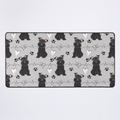 Schnauzer Modern Artwork Mouse Pad