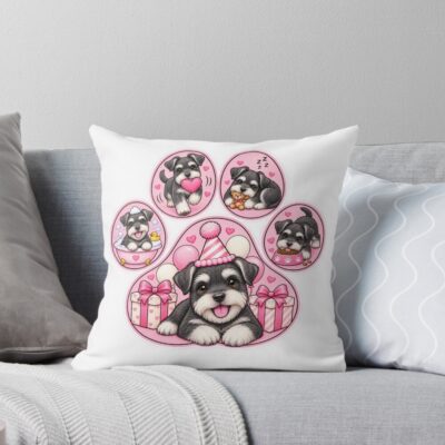 Schnauzer Exclusive Design Throw Pillow