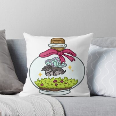 Schnauzer Classic Artwork Throw Pillow