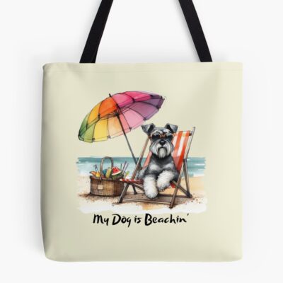 Schnauzer Vintage Style Tote Bag