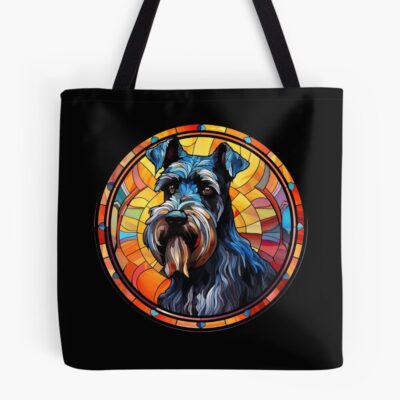 Schnauzer Legacy Illustration Tote Bag